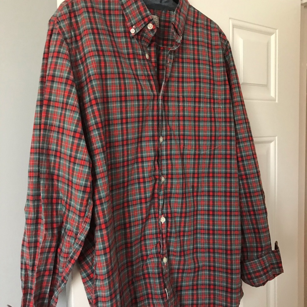 JCrew plaid button down shirt men’s secret…